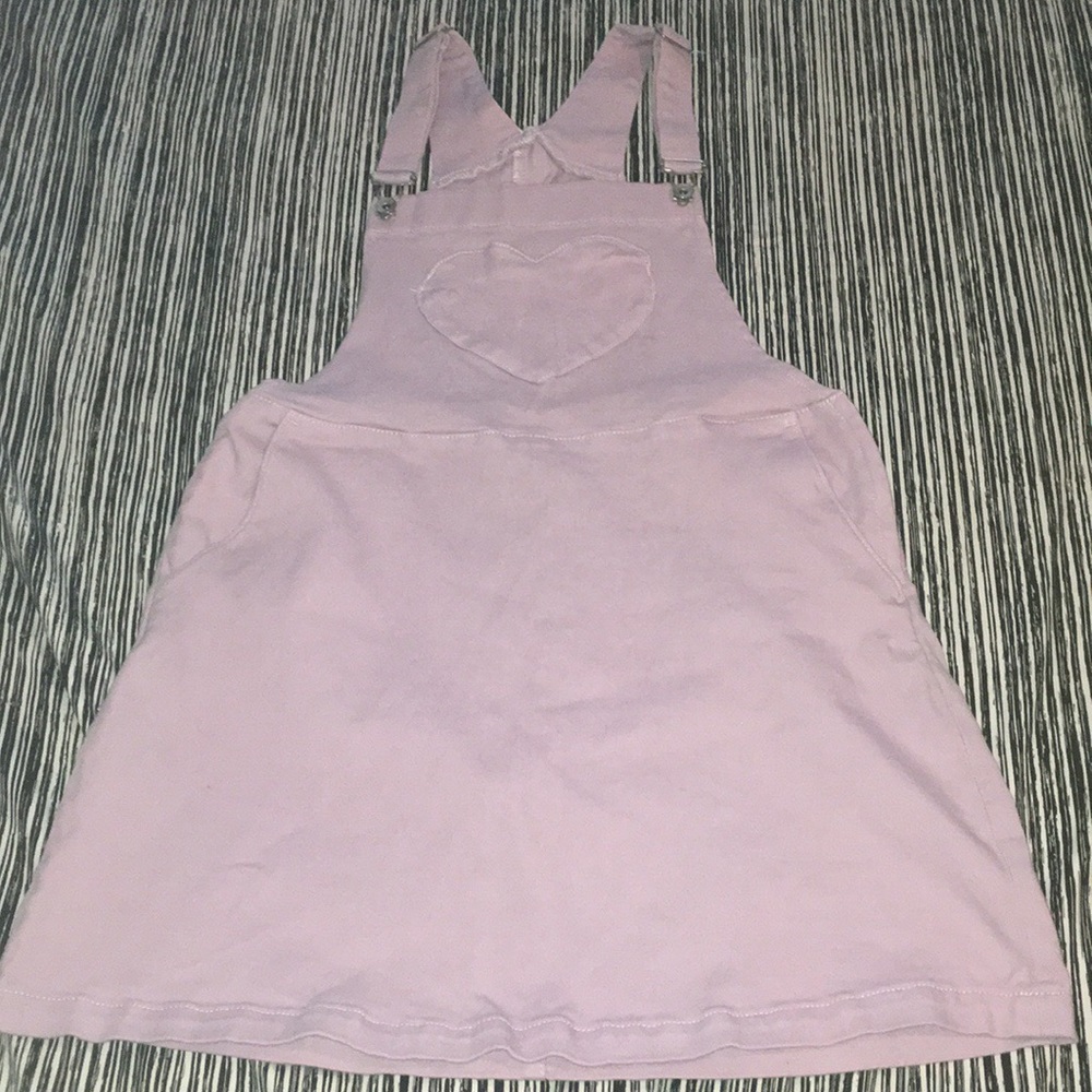 Lavender overall dress